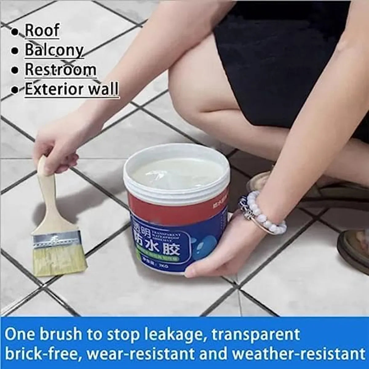 Waterproof Gel Bathroom Roof Top Crack Sealant Super Strong