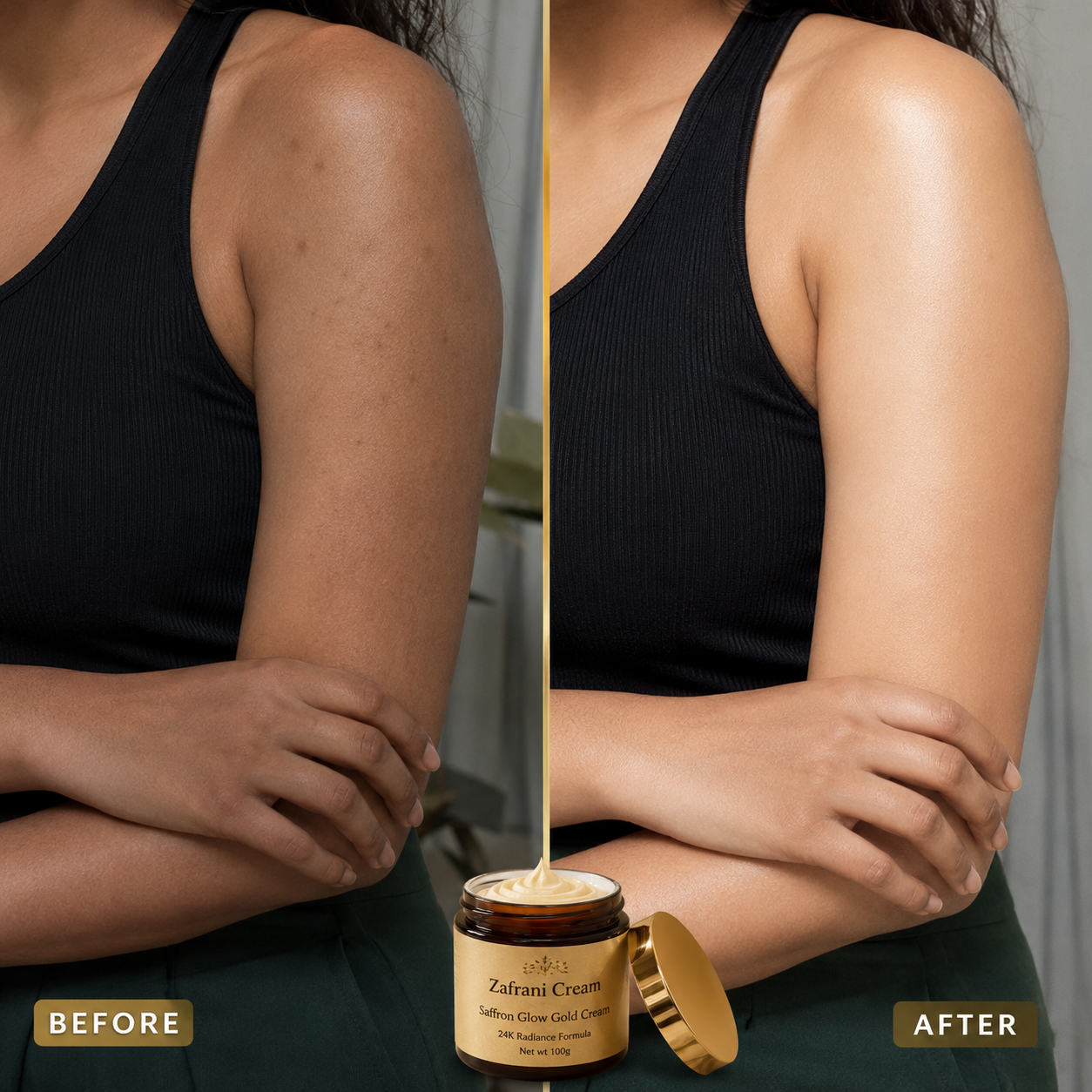 Zafrani Glow Gold Cream – 24K Radiance Formula BUY 1 GET 1 FREE