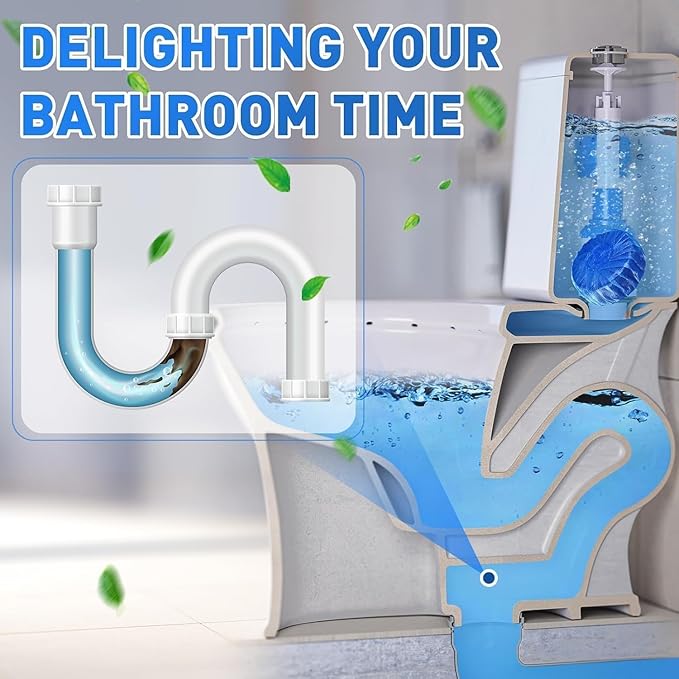 Flush-Activated Toilet Cleaner ( Pack Of 10 )