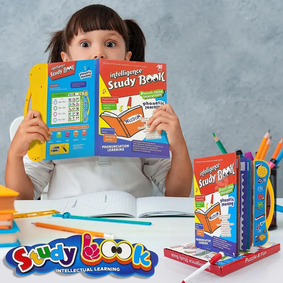 Fun Musical Study Book for Toddlers | Early Learning Sound Book