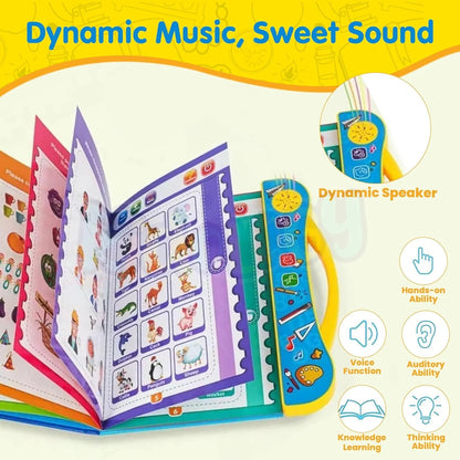 Fun Musical Study Book for Toddlers | Early Learning Sound Book
