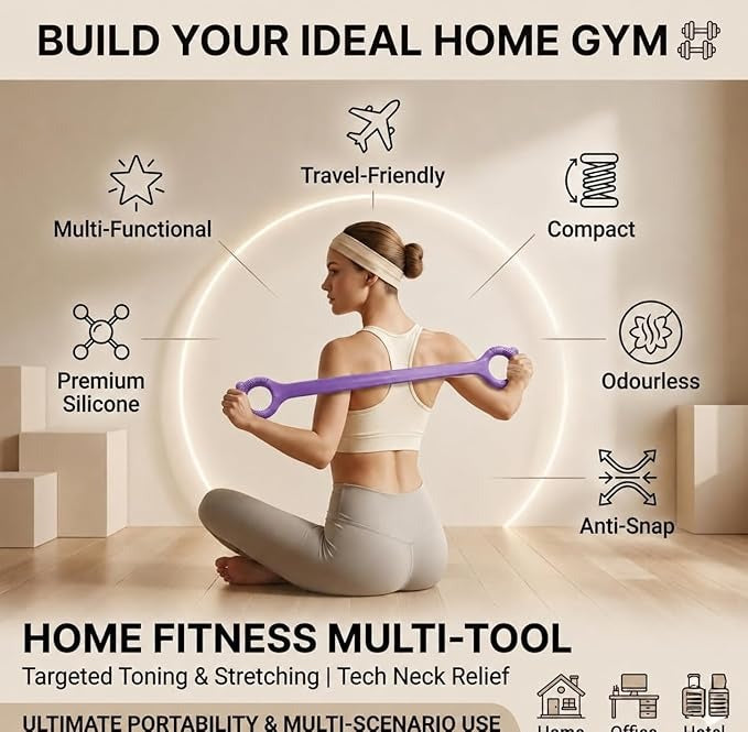 Figure 8 Resistance Band with Handles (20–25 lbs)